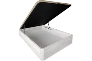 Somnia Descanso - Canapé Abatible XL Reforzado Gran Capacidad con Tapa Reforzada y Transpirable 150X190