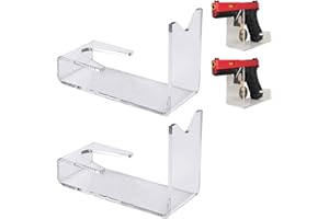 Sysdisen Présentoir en Acrylique pour Pistolet Jouet - Lot de 2 Supports Transparents