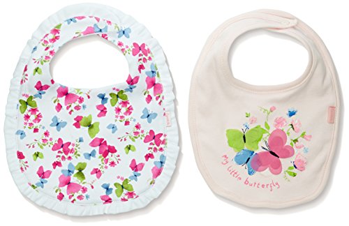 Pumpkin Patch Unisex Baby 2 Pack Bibs Neckerchief, Clean White, One Size