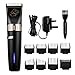 Price comparison product image Dog Grooming Clippers, OMorcUpgraded VersionCordless Quiet Pet Hair Clippers Trimmer Rechargeable with 8 Comb Guides and Cleaning Brush Best Professional Hair Clipper Set for Dogs Cats Pets