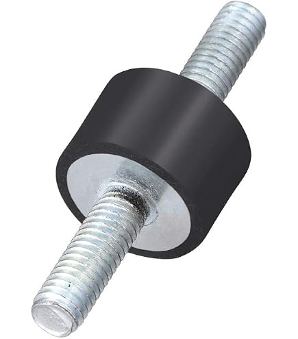 4x Gummilager-Schwingungsdämpfer 40x20 Mm – Mit M8 Gewindebolzen, Für Motoren, Pumpen & Klimaanlagen