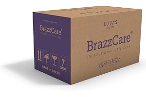 OCIBEL France - Carton 90 sachets BrazzCare BalbCare Gant Manucure Brésilienne inclus 1 Lime et Bâtonnet - pour Manucure, Faux Ongles et Nail Art