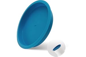 KUNXING Osłona rury wentylacyjnej, końcówka do rury wentylacyjnej – osłona rury 100 mm, zaślepka mufowa DN100 PE, zaślepka rury wentylacyjnej, odporne na promieniowanie UV tworzywo sztuczne PE (niebieska, Ø