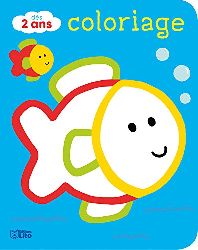 Coloriages pour les tout-petits: les animaux de la mer 