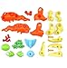 YIXIN Set of 2 Dinosaur Assembly Disassembly Toy and Pull Toys for Kids 3 Years Old with Screw Nuts
