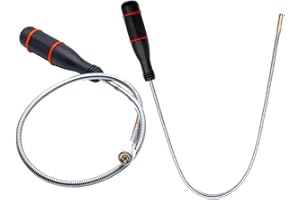 MARFULEAKY Flexible Magnetic Pickup Tool, 60CM Portable Flexible Grabber Pickup Tool with Non-Slip Handle, Durable and Strong Telescopic Magnetic Pickup Tool Set for Picking Up Small Parts and Metal Objects