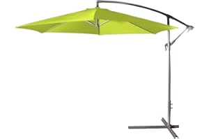 Urban Living SUNNYDAYS PARASOL DEPORTE ROND ANIS DIAM 300CM TOILE 180GR