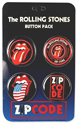 Preisvergleich Produktbild Zip Code 2015 Button Pack - 4 Stück - Anstecknadel