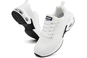 ZIITOP Womens Trainers Running Shoes Air Cushion Arch Support Sneakers Platform Trainers Ladies Walking Shoes Mesh Breathable Lightweight Sport Sneakers Outdoor Gym Athletic Tennis Jogging