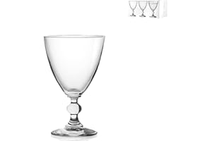 H&h set 6 calici splendor in vetro cl 17