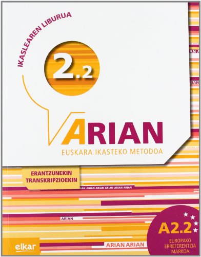 Arian A22 Ikaslearen liburua (+CD audioa): Erantzunak eta transkripzioak
