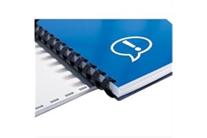 GBC CombBind Binding Combs, 22 mm, 195 Sheet Capacity, A4, 21 Ring, Blue, Pack of 100, 4028622