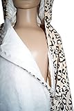 Leopard Karneval Kinder Kostüm Schlafanzug Fasching Katze Tiger (128) -
