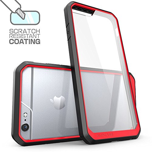 iPhone 6S Case, SUPCASE Apple iPhone 6 (2014) / iPhone 6S (2015) Case
4.7 Inch [Unicorn Beetle Series] Hybrid Bumper Cover (Frost/Red/Black)