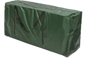 JTWEB Garden Furniture Cushion Storage Bag Outdoor Waterproof Patio Furniture Pad Large Bag Dust Resistant Lightweight Heavy Duty 600D Material with handle (L(173 x 76 x 51cm))