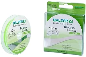 Balzer Iron Line 4 Vitesses Pêche en Fils tressés – Couleurs Assorties – Divers Ficelle Renforcer