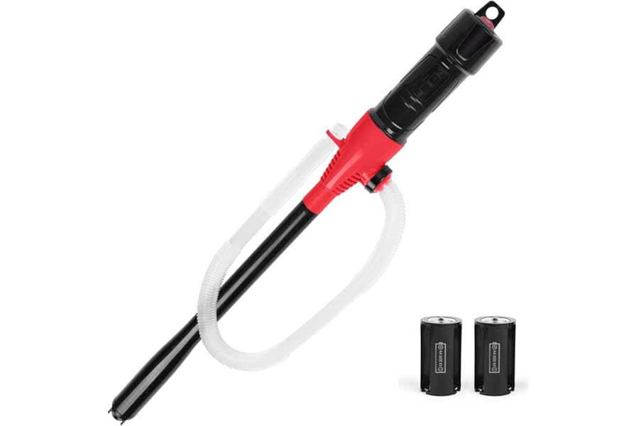 Flintronic Portable Battery-Operated Electric Siphon - Liquid Transfer Pump For Gas, Water, Oil & More: Battery Fuel Pump, Syphon