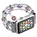 Produktbild Armband für Mode Sport Perlen Armband Watch Strap Band Uhrband Ersatz für Apple Watch 1/2/3 38mm (A) (12)
