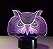 Produktbild 3D Optical Illusion Lampe Led Nachtlicht Neue Owl Tischlampe 7 Farben Ändern Schreibtischlampe 3D Lampe Neuheit Led Nachtlichter Led-Licht Nachtlicht