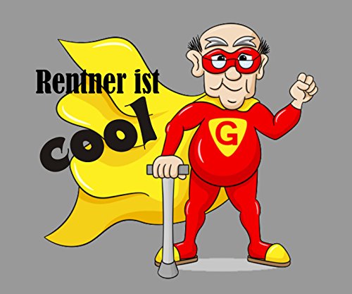 Mousepad / Mauspad " Rentner ist cool " Mousepad - lustige mousepads - Geschenkartikel - Computerzubehör