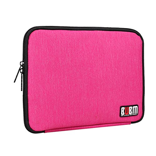 Damai Universal Kabelbeutel für Elektronikzubehör Wie USB Drive Treiber Beutel Tasche Reise Urlaub Faltbar (große-Rotrosa) - 2