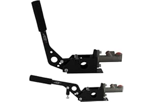 DL-RACING.COM Hydraulische Fly Off Handbremse Schwarz Drift Handbrake horizontal vertikal Rallye | Inklusive Anschlussset