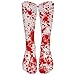 Produktbild Sweet grape Splash Blood Scary Unisex Novelty Long Socks Athletic Tube Stockings Size 6-10