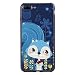 Produktbild iPhone Hülle, Hozor Dünne Weiche TPU Silikon Handyhülle Schutztasche Back Cover Gemalt Geprägt Muster Schutzhülle Etui für Apple iPhone 7 Plus / iPhone 8 Plus, 5.5 zoll - Blaue Eichhörnchen