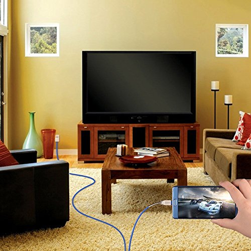 Onite 1.8M USB 3.1 Type C Kabel Ladekabel Datenkabel Adapter für LG G5, Huawei P9 / Plus,Google Nexus 5X / 6P, Microsoft Lumia 950XL und weitere (Blau) - 8