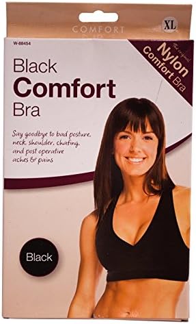 The Original Comfort Bra (Large, Black)