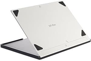 XP-PEN AC18 Artist Drawing taca metalowy stojak na rysik uchwyt na wyświetlacz stojak antypoślizgowy (AC18, srebrny)