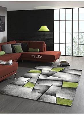 Un Amour de Tapis 30058 Brillance Ultimate Tapis de Salon Moderne Polypropylène Vert 160 x 230 cm
