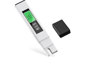 ARCHER LIFE HALL 2025NEW TDS Meter Digital Water Tester for Drinking Water, 4 in 1 TDS Water Quality Tester, Portable 0-9990ppm TDS EC & Temp(°C,°F) Meter Tester, Testing for Drinking Water, RO/DI System