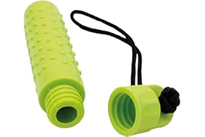 Procyon Snackdummy Silikon - EIN weicher, hohler Apportierdummy - witterungsbeständig - hygienisch - spülmaschinenfest, Grün