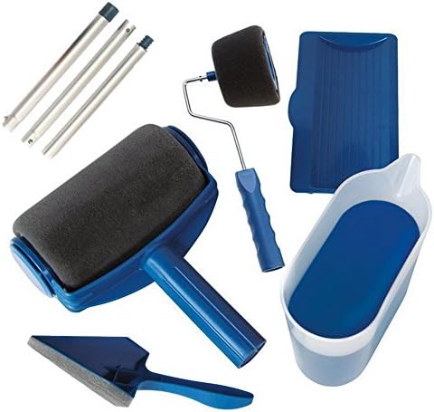 Multifunction Painting Roller Brush 8 Pack Handle Roller Paint Brush Painting Home Garden Tool by CLEVER BEAR