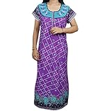 Indiatrendzs Women Nighty , Printed Hosiery Nightwear (Chest 44)