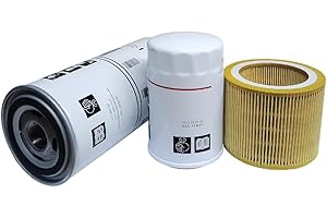XIDATT 2901091900(1622087100+1513033701+1613900100) Filter Kit Compatible with Atlas Copco Air Compressor Filter Replacement Kit 2901-0919-00
