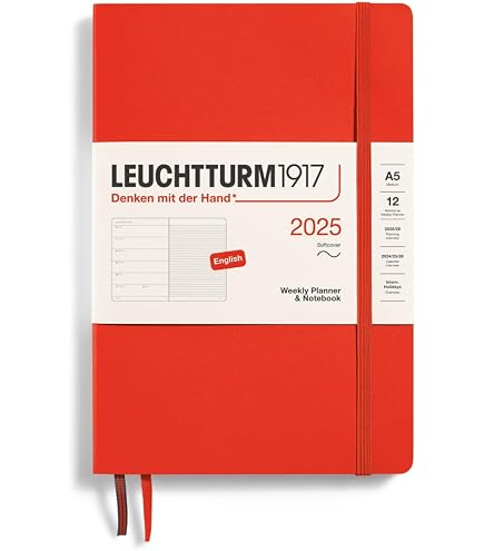 Leuchtturm1917 A5 Pointillé Agenda Semainier & Carnet Pointillés