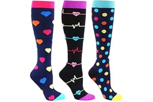 CAMPSNAIL Skarpety uciskowe dla kobiet i mężczyzn, pończochy medyczne, uciskowe, przeciwzakrzepowe dla kobiet w ciąży sportowców, skarpety przeciwzakrzepowe