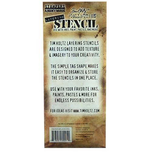 Tim Holtz Wildblumen anonymous_agw Stempel und Schablonen. - 3