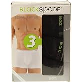 Blackspade Erkek Boxer - Shorty 3'l&uuml; Paket 9670 - Siyah Antra Melanj Antrasit