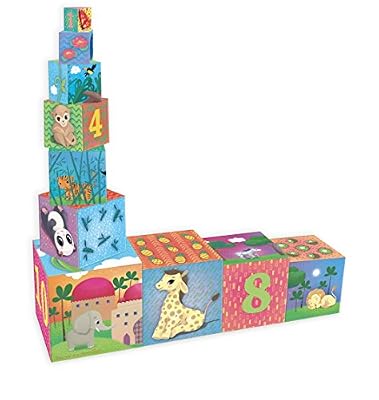 Vilac - 2481 - Cubes Gigognes Animaux Du Monde