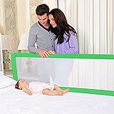 Amzdeal Kinder Bettgitter Bettschutzgitter kindersicherung 150cm (3 Farben: Blau/Grün/Rot) - 6