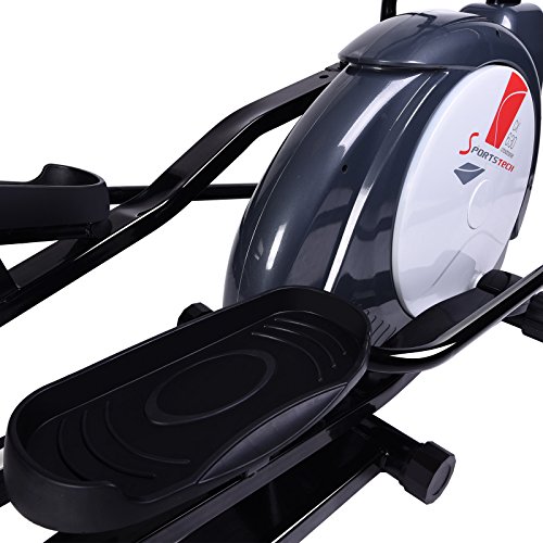 Sportstech CX630 Profi Crosstrainer Elliptical mit elliptischem Bewegungsablauf, Schwungmasse 21 KG, 4x HRC – 20 Trainingsprogramme – 24 Widerstand Stufen – Heimtrainer Ergometer Ellipsentrainer Stepper - 4