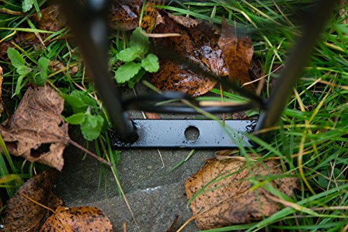 Rosenbogen 12mm Eisen! B: 140cm Schwarz mit Türen / Tor - 8