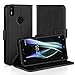 Price comparison product image Simpeak For BQ AQUARIS X Case, Leather Flip Wallet Case Cover for BQ AQUARIS X [Card Slots][Stand Feature][Magnetic Closure Snap], Black