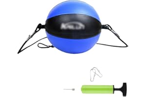 Zhiyuanan Boxing Speed Ball Punching Ball Hanging Reflex Striking Bag Suspended Double End Adults Exercise Floor To Ceiling Bag Training Fighting Ball Speedball Set