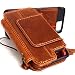 Produktbild Original Vintage Echt Leder Handmade Safe für Apple iPhone 8 Wallet Retro IL Work Lite Cover abnehmbarer
