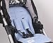 Minene UK Reversible Checker and Strips (Light Blue)