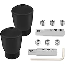 DAZZLEEX Lot De 10 Butées De Câble Pour Poulie De Gymnastique